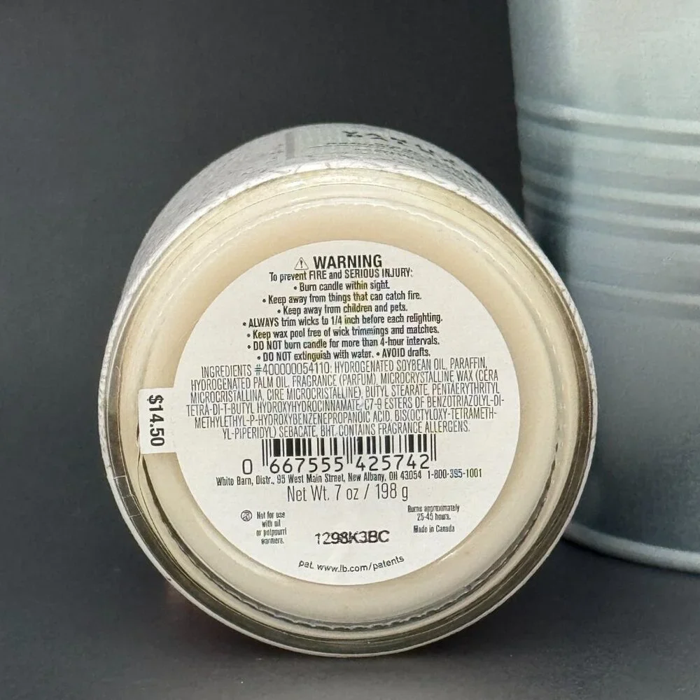 BBW Vanilla Balsam White Barn Bath & Body Works Mason Jar Single Wick Candle - Picture 9 of 10